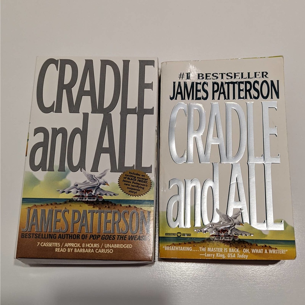 James Patterson Cradle and All (2001 Paperback and Cassette Audiobook)